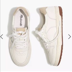 Madewell Court Sneakers in White Leather